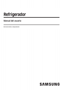 Manual de uso Samsung RB43DG6005S9 Frigorífico combinado