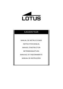 Manual Lotus 10125 Relógio de pulso