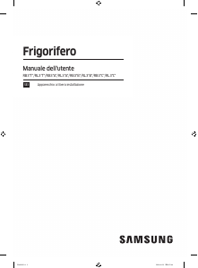Manuale Samsung RB33B612EBN Frigorifero-congelatore