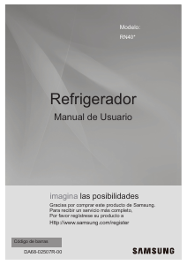 Manual de uso Samsung RN40KD8J1SE Frigorífico combinado