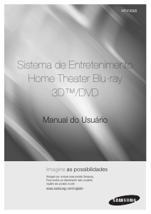 Manual Samsung HT-F4505 Sistemas de cinema em casa