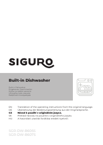 Bedienungsanleitung Siguro DW-B607S Geschirrspüler