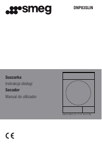 Manual Smeg DNP83SLIN Máquina de secar roupa