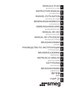 Mode d’emploi Smeg KSF01WHWW Balance de cuisine