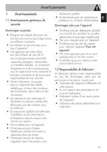 Mode d’emploi Smeg CPS615NX Tiroir chauffant