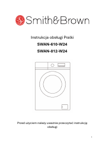 Instrukcja Smith&Brown SWAN-610-W24 Pralka
