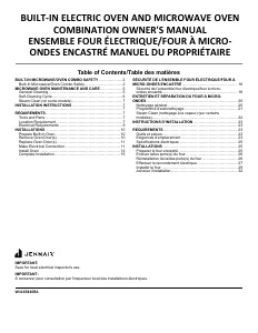 Mode d’emploi Jenn-Air JMW2430LL Four