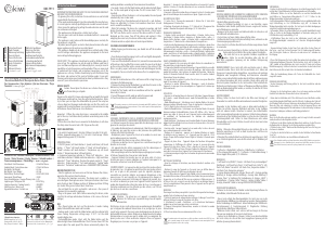 Mode d’emploi Kiwi KAC-7911 Climatiseur