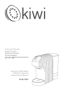Bruksanvisning Kiwi KCM-7597 Kaffebryggare