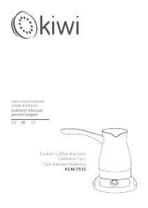 Mode d’emploi Kiwi KCM-7512 Cafetière