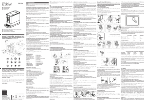 Mode d’emploi Kiwi KCM-7599 Cafetière