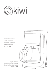Mode d’emploi Kiwi KCM-7551 Cafetière