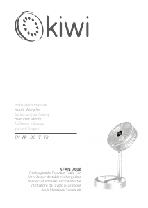 Kullanım kılavuzu Kiwi KFAN-7608 Fan