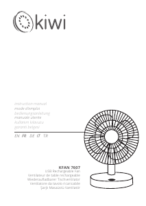 Bedienungsanleitung Kiwi KFAN-7607 Ventilator