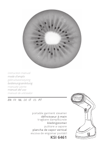 Bruksanvisning Kiwi KSI-640 Handhållen steamer