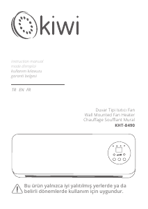 Bruksanvisning Kiwi KHT-8490 Värmefläkt