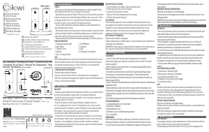 كتيب Kiwi KSPG-4852 مطحنة فلفل وملح
