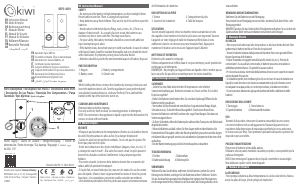 كتيب Kiwi KSPG-4850 مطحنة فلفل وملح