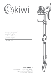 Mode d’emploi Kiwi KVC-4040BLF Aspirateur