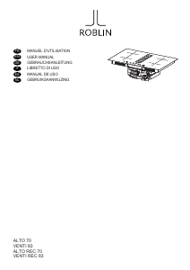 Mode d’emploi Roblin Alto 70 Table de cuisson