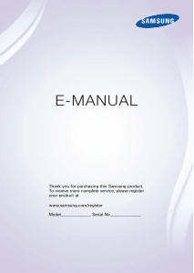 Manual Samsung UN65HU9000G LED Television