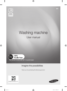 Bruksanvisning Samsung WA3/HC Tvättmaskin