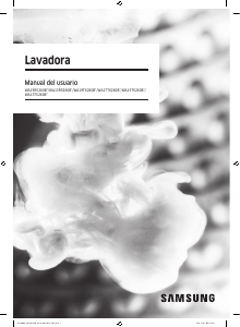 Manual de uso Samsung WA19T6260BW Lavadora