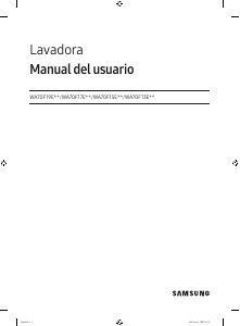 Manual de uso Samsung WA70F19E7CCO Lavadora