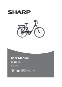 Bedienungsanleitung Sharp BK-CD042-EB Elektrofahrrad