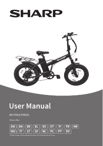 Manuale Sharp BK-FM020-EB Bicicletta elettrica