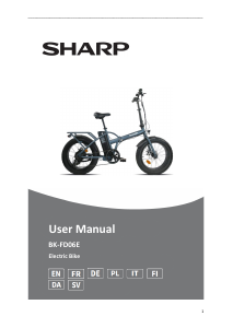 Mode d’emploi Sharp BK-FD06-EN Vélo électrique