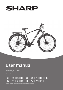 Brugsanvisning Sharp BK-DM032-EB Elcykel
