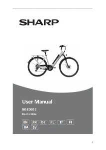 Brugsanvisning Sharp BK-ED05-EW Elcykel