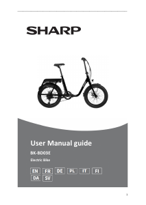 Manuale Sharp BK-BD03-EBL Bicicletta elettrica