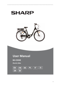 Bedienungsanleitung Sharp BK-CD04-EB Elektrofahrrad