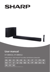 Manual Sharp HT-SBW310 Home Theater System