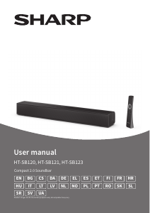 Manual Sharp HT-SB121 Home Theater System
