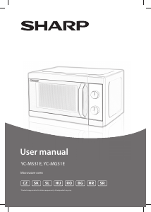 Manual Sharp YC-MS31E-S Cuptor cu microunde