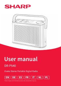 Instrukcja Sharp DR-P540(GY) Radio