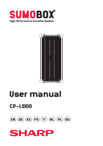 Manual de uso Sharp CP-LS100 Altavoz