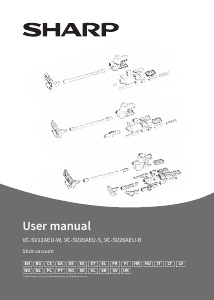 Priručnik Sharp VC-SV12AEU-W Usisavač