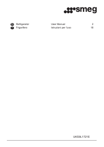 Manual Smeg UKS9L1721E Fridge-Freezer