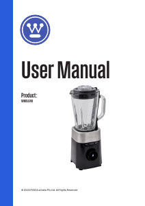 Handleiding Westinghouse WHBL04K Blender