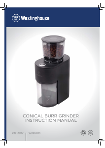 Manual Westinghouse WHCG02K Coffee Grinder