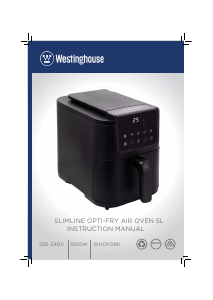 Bruksanvisning Westinghouse WHOF08K Fritös