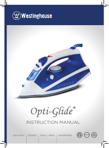 Bruksanvisning Westinghouse WHIR01WB Opti-Glide Strykjärn