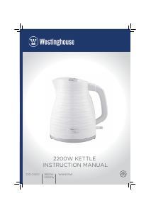 Bruksanvisning Westinghouse WHKTPK15W Vattenkokare