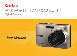 Manual Kodak PixPro CZ42 Digital Camera