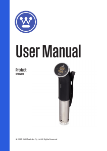 Handleiding Westinghouse WHSV01K Sous-vide stick