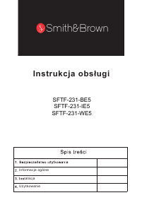 Instrukcja Smith&Brown SFTF-231-IE5 Lodówko-zamrażarka